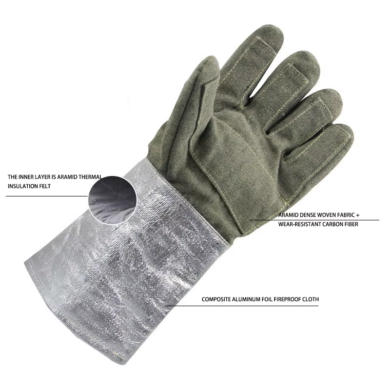 Guantes ignífugos de fibra de aramida – Protección térmica - imagen 2