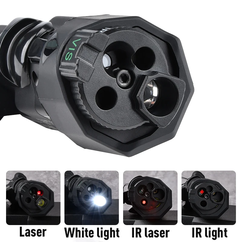 MAWL - C1 + Metal táctico IR láser Surefir M300 M600 linterna AXON interruptor trasero de doble Control con caja de almacenamiento traje - imagen 5