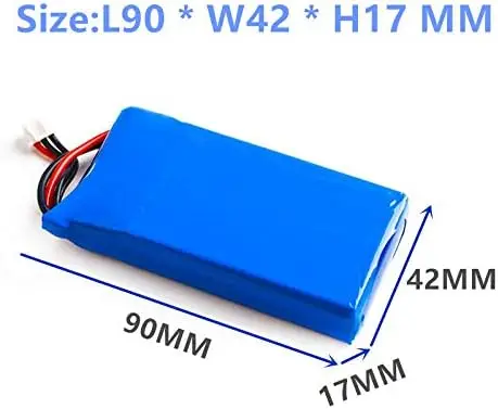Batería WLtoys V262 7,4 V 2800mAh 2S batería Lipo para WLtoys V262 V323 V666 Quadcopter paquete de 2 con cargador USB - imagen 4