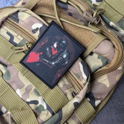 Parche impreso "Knight and Maiden" para ropa, insignia de moral militar, parches tácticos con gancho, accesorios para mochila, pegatinas