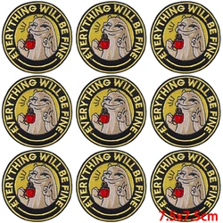 Parche bordado mágico Hip Hop Punk termoadhesivo para ropa – Planchar