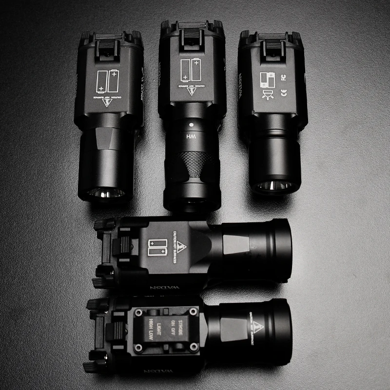 WADSN-linterna táctica X300 X300 Ultra XH35 X300V, luz LED estroboscópica, lámpara de montaje de aluminio, linterna colgante Airsoft X300UH-B - imagen 5