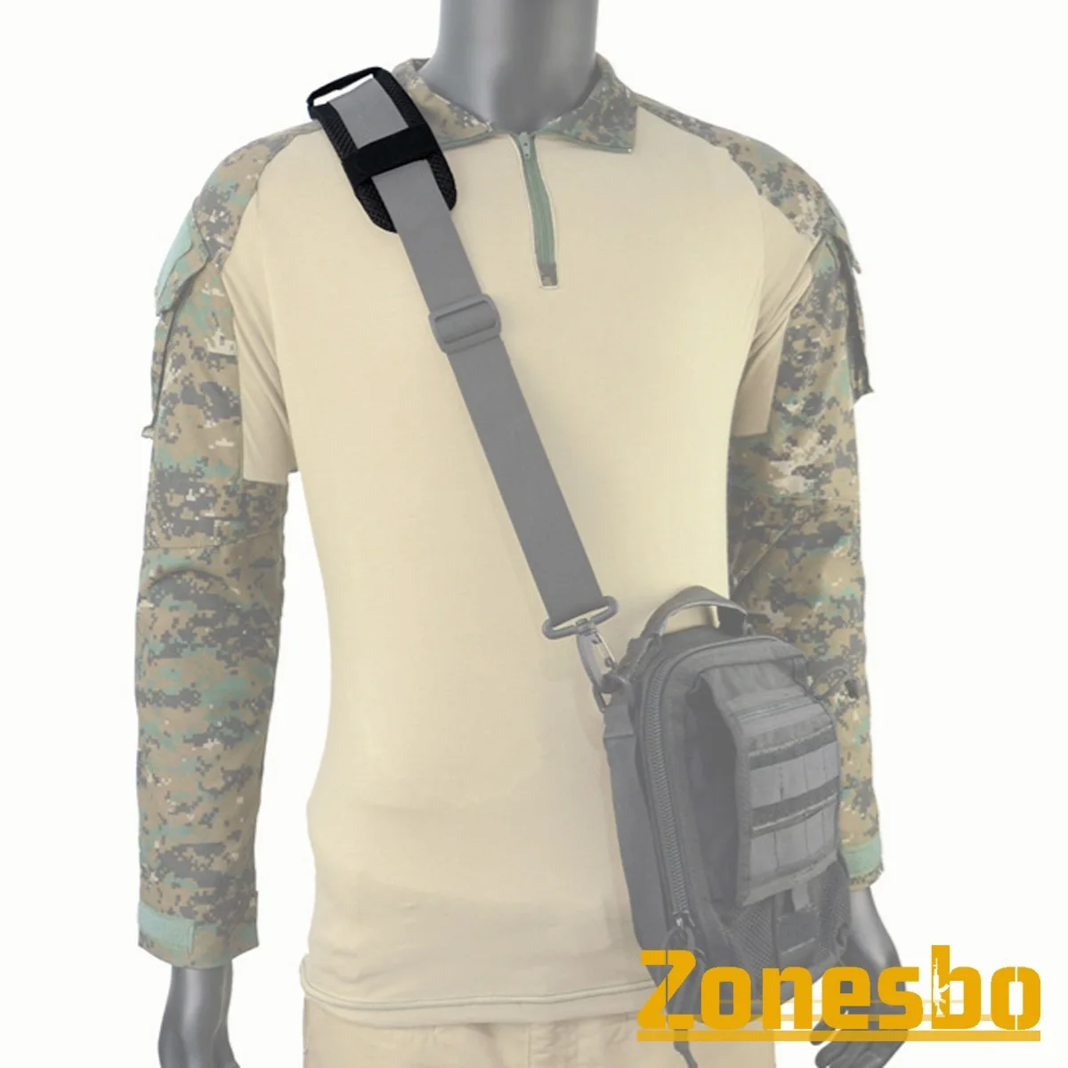 1 par de almohadillas de correa de hombro para chaleco táctico, cojín cómodo, almohadillas protectoras de malla para chaleco FCSK FCPC LV119 AVS - imagen 5