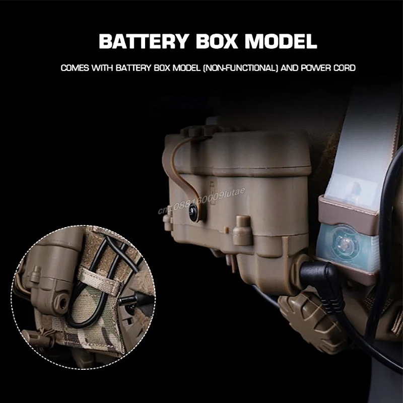 Casco táctico GPNVG 18, gafas de visión nocturna, modelo NVG DUMMY, versión de fusión térmica, casco Airsoft, accesorios de decoración - imagen 4