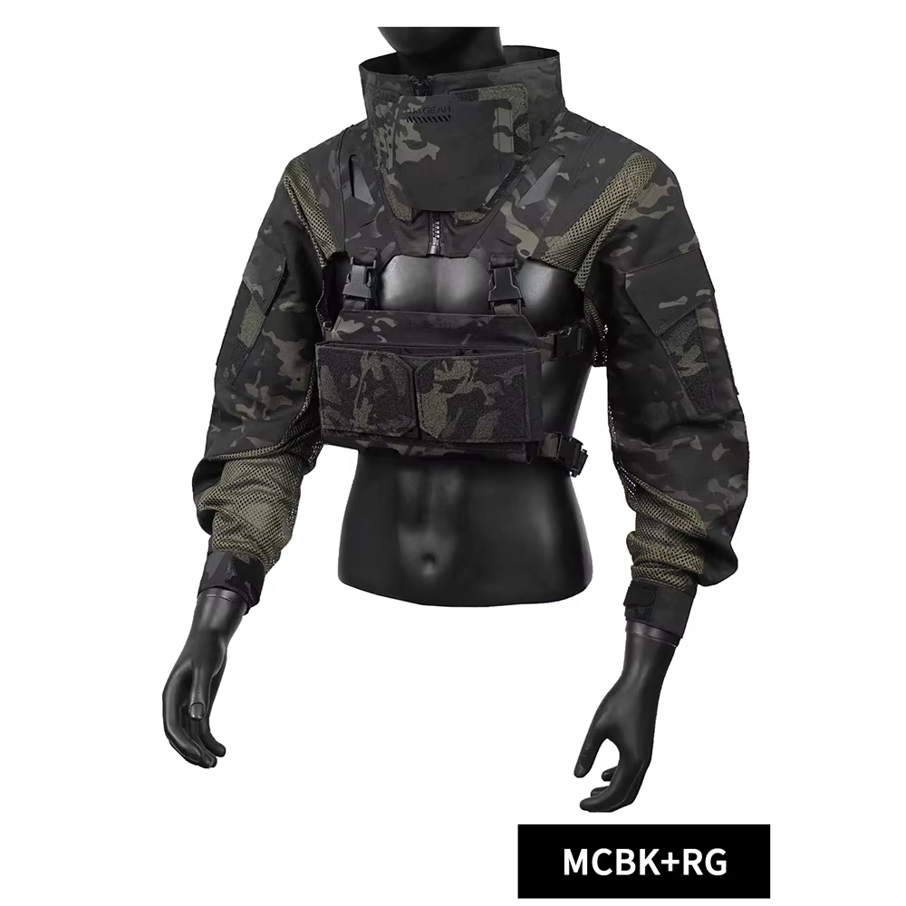 DMGear Chaqueta Táctica con Bolsillo Cargador – Camuflaje Transpirable - imagen 4