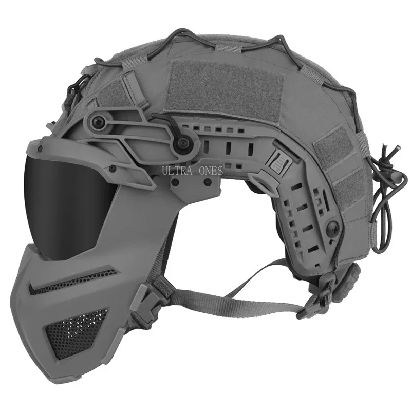 Casco táctico rápido Airsoft Paintball juego de guerra cascos protectores totalmente cubiertos Cs deportes al aire libre equipo resistente a impactos - imagen 3