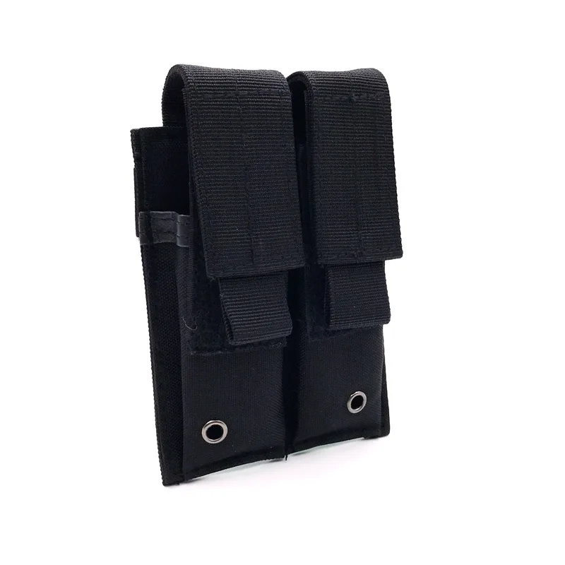 Bolsa de doble cargador para exteriores, accesorio multifunción para colgar, chaleco táctico, Molle, accesorio, Universal, 9MM Mag - imagen 2