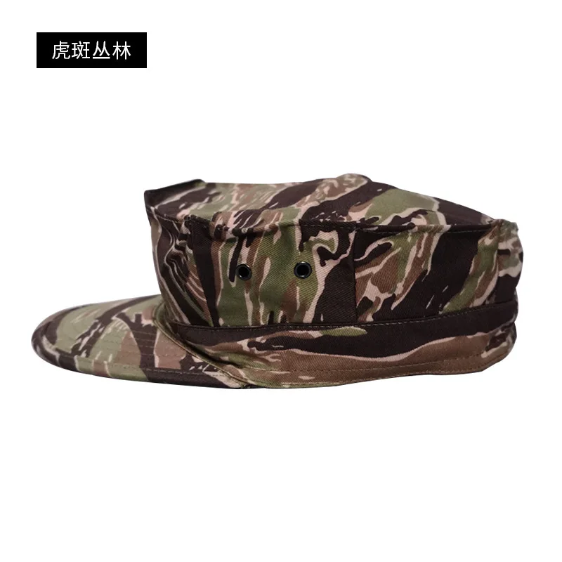 Gorra octogonal táctica Airsoft, sombrero de camuflaje de entrenamiento militar, accesorios de caza de estilo soldado de combate, sombrero Airsoft de camuflaje del ejército - imagen 2