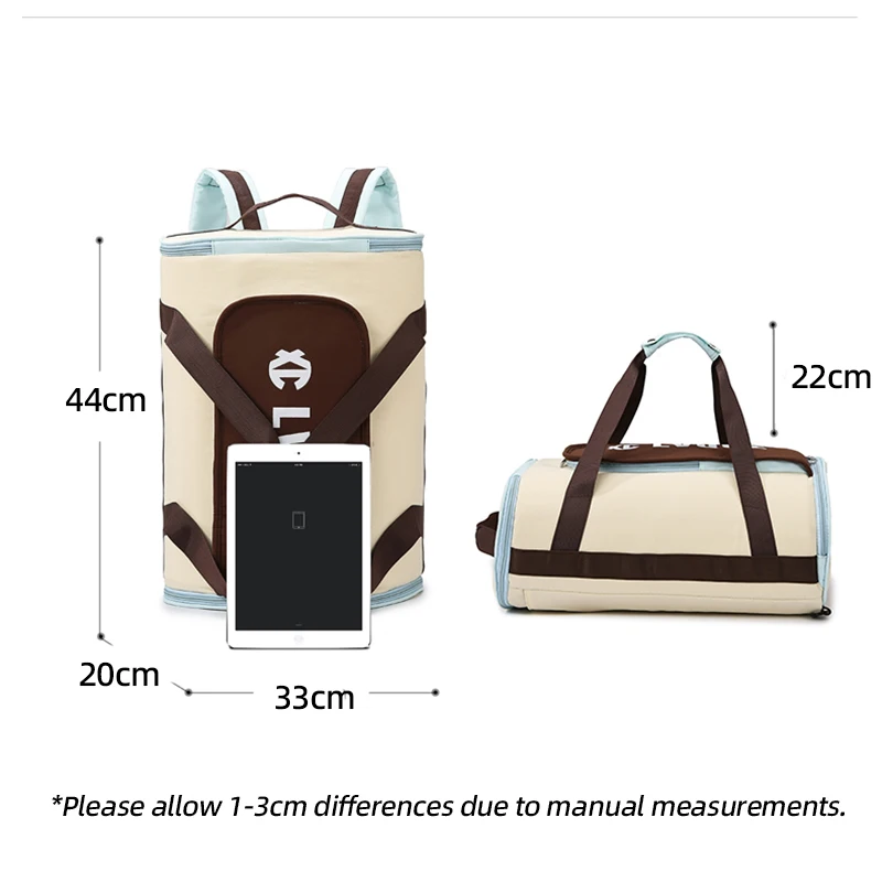 Mochila deportiva para raquetas de bádminton y tenis, bolso para gimnasio y Fitness, paquete de zapatos para exteriores, bolsa de viaje para acampar, bolsa para ordenador portátil de entrenamiento para estudiantes - imagen 5