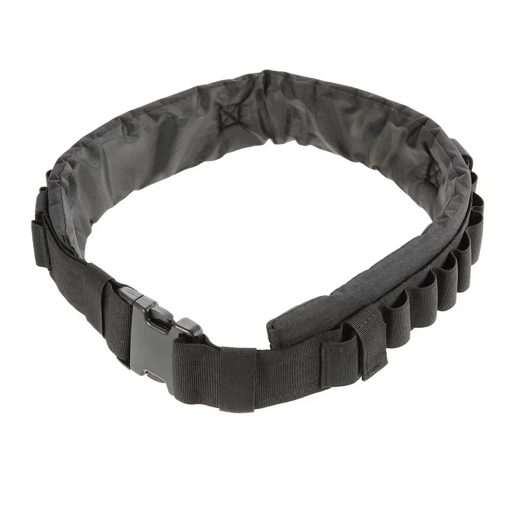 Caza al aire libre táctica 28 escopeta Shell Bandolera cinturón 12 GA calibre titular escopeta cartucho cinturón CS Gear - imagen 5