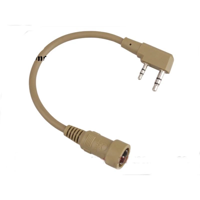 Walkie-talkie con carga de radio, cable PTT táctil y enchufe - imagen 2