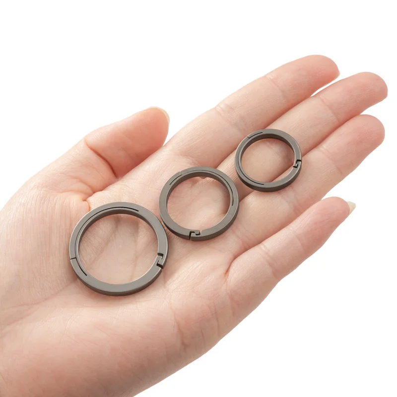 LLavero de aleación de titanio, accesorio con personalidad creativa, colgante de enlace de llave, materiales colgantes Diy - imagen 2