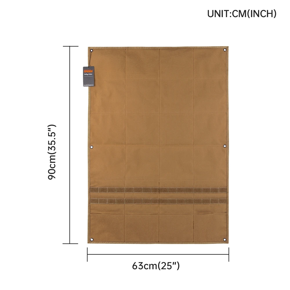 EXCELENTE ELITE SPANKER Placa de insignia táctica Soporte de pegatina plegable Tela de pared de exhibición conveniente de llevar - imagen 2