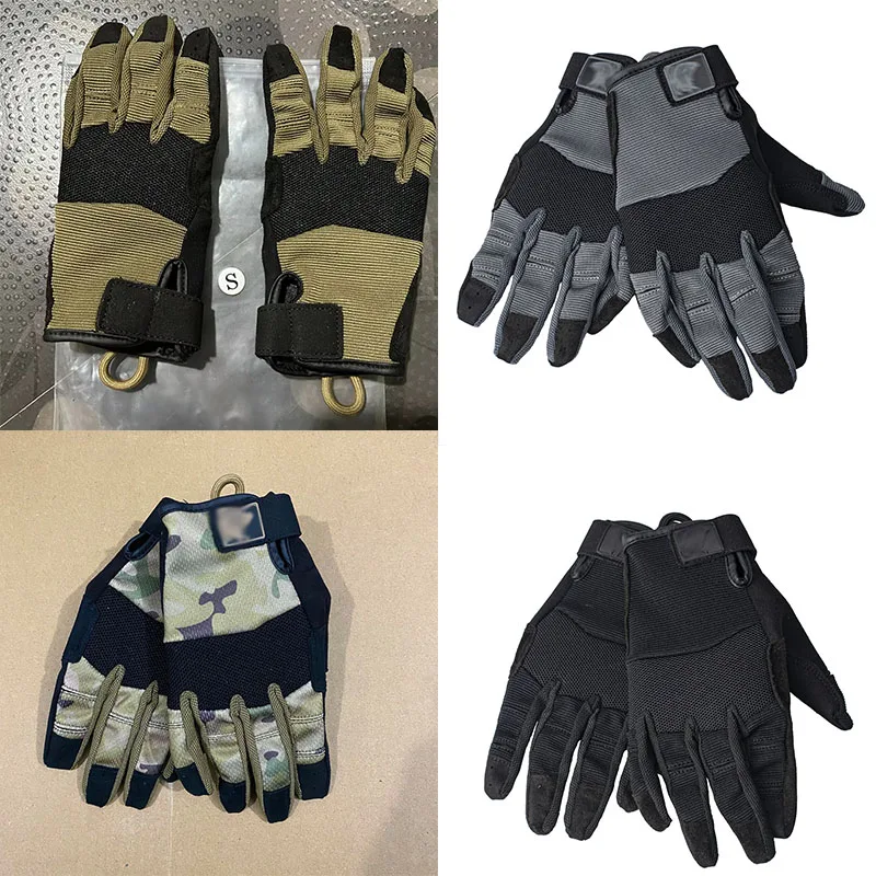 Para hombres y mujeres tiro táctico guantes completos de cinco dedos verano transpirable fino ligero versiones de pantalla táctil - imagen 2