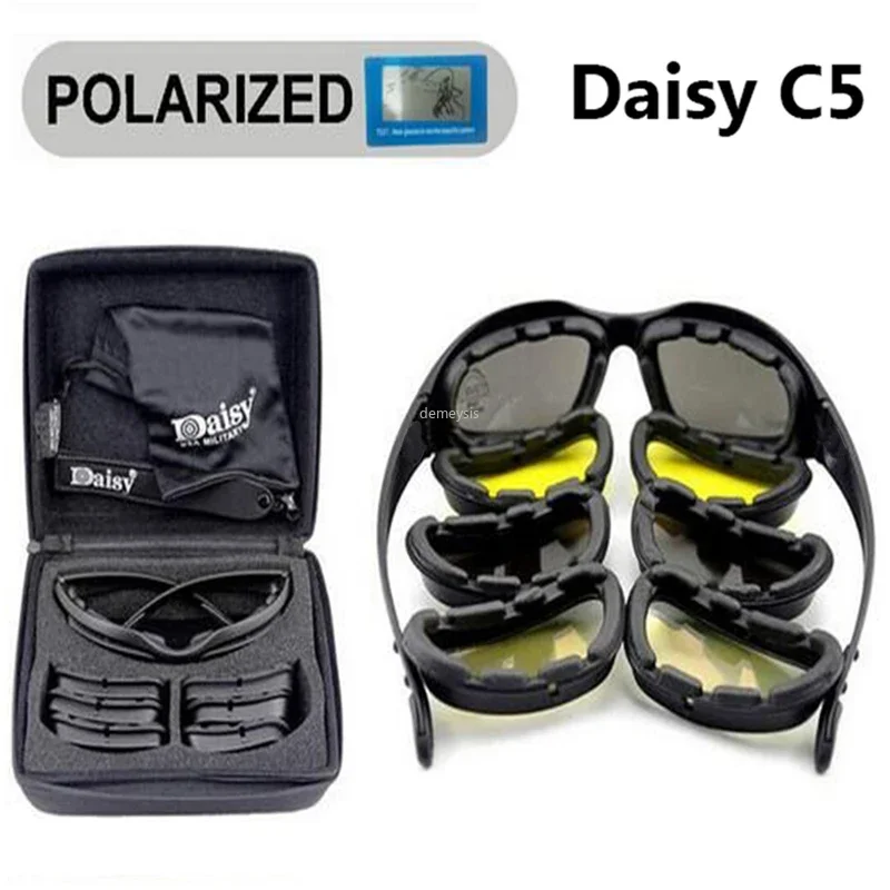 Desert-gafas de sol con protección UV para hombre y mujer, lentes de sol Unisex para deportes, caza, senderismo y actividades al aire libre, 4 lentes - imagen 2