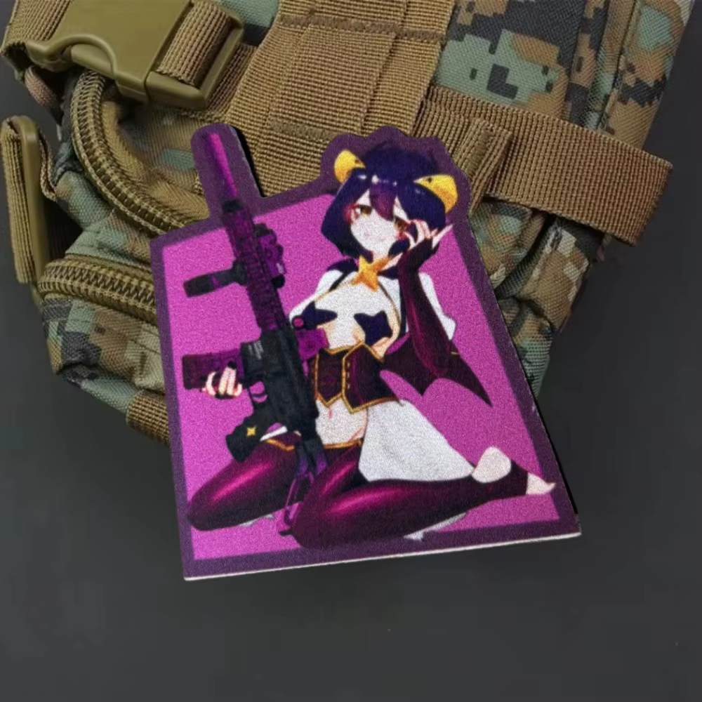 Parche táctico anime con velcro para uniformes y mochilas - imagen 5