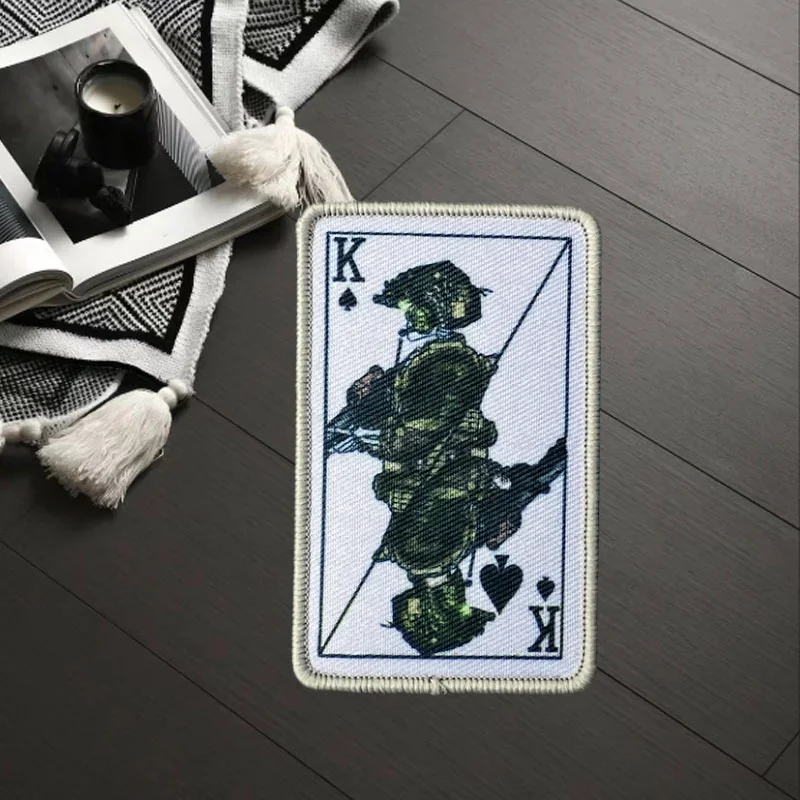 Parche "Map King Operator", insignia de moral táctica, brazalete impreso con gancho y bucle, mochila militar, pegatina decorativa para ropa - imagen 4