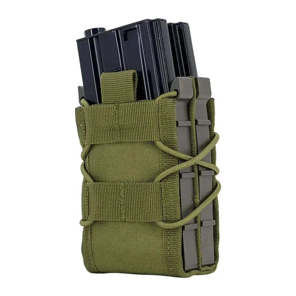 Bolsa para revistas Molle 7,62 5,56, bolsas tácticas Mag de velocidad rápida para 223 556, individual, doble, triple - imagen 4