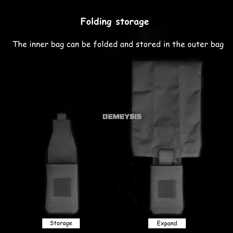 Outoodr-bolsa de caza Molle para revistas, bolsa de cintura de recuperación EDC, soporte para Radio, bolsa para revistas Airsoft, bolsa de herramientas plegable - imagen 5