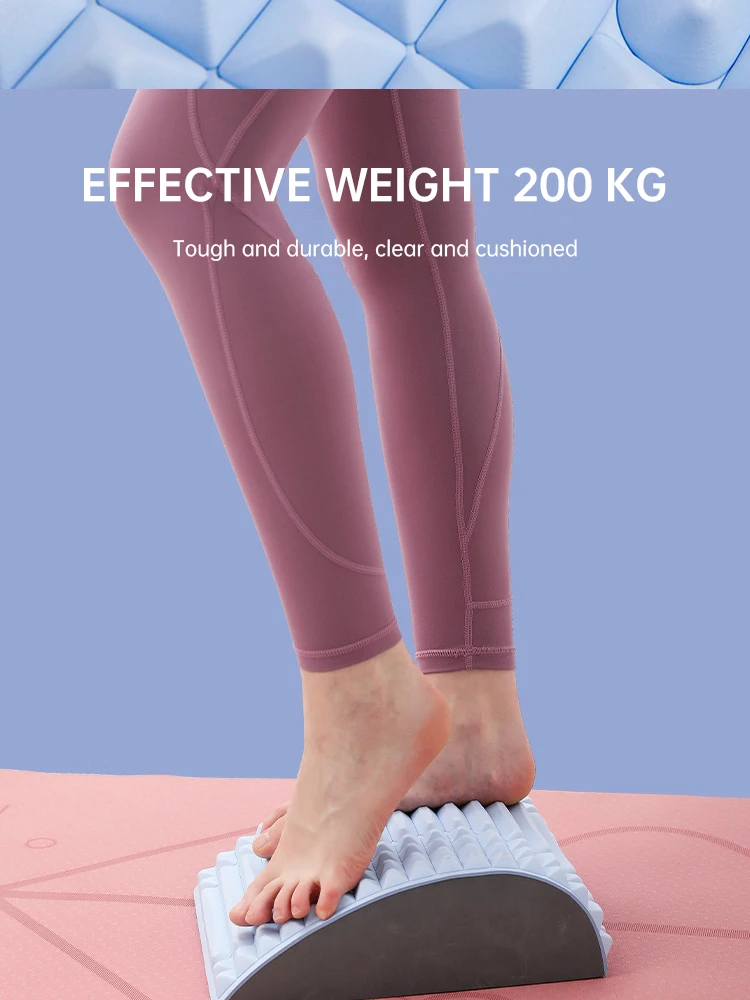 Almohada de estiramiento de espalda, relajante Lumbar para cuello, soporte Lumbar, alivio del dolor, masaje de relajación muscular, placa de soporte Lumbar portátil - imagen 4