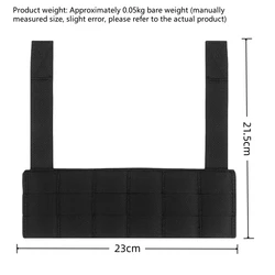 Chaleco de caza MOLLE – Panel frontal ajustable