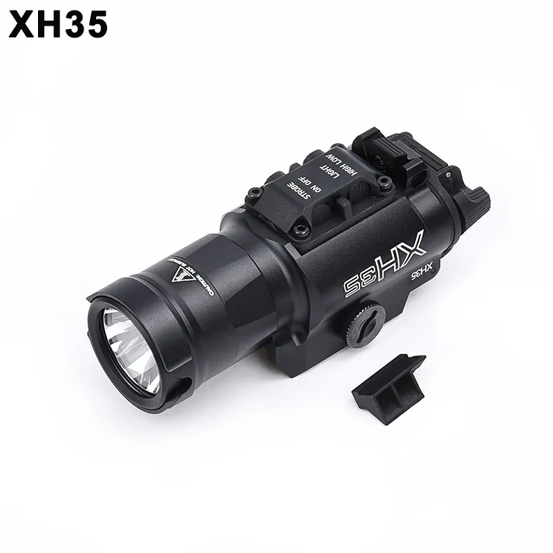 WADSN X300 X300UH-B X300V X300U XH35 LED luz blanca constante instantánea en arma de Airsoft linterna de luz compatible con riel Picatinny de 20mm - imagen 4