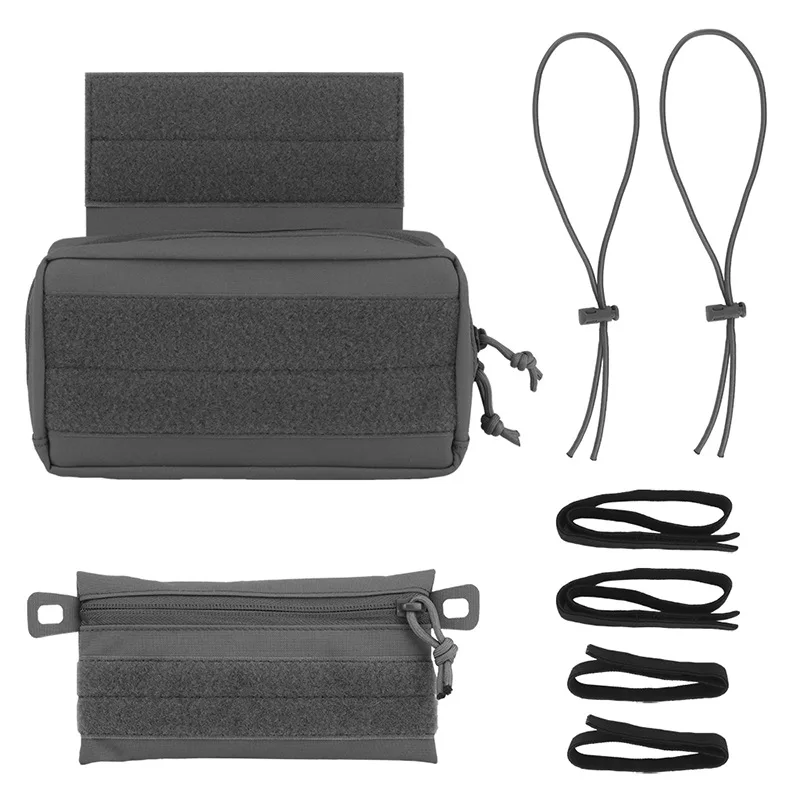 Riñonera táctica para chaleco de caza, bolsa de herramientas para aparejo de pecho, bolsa de almacenamiento de suministros médicos, bolsa de suspensión multifuncional - imagen 5