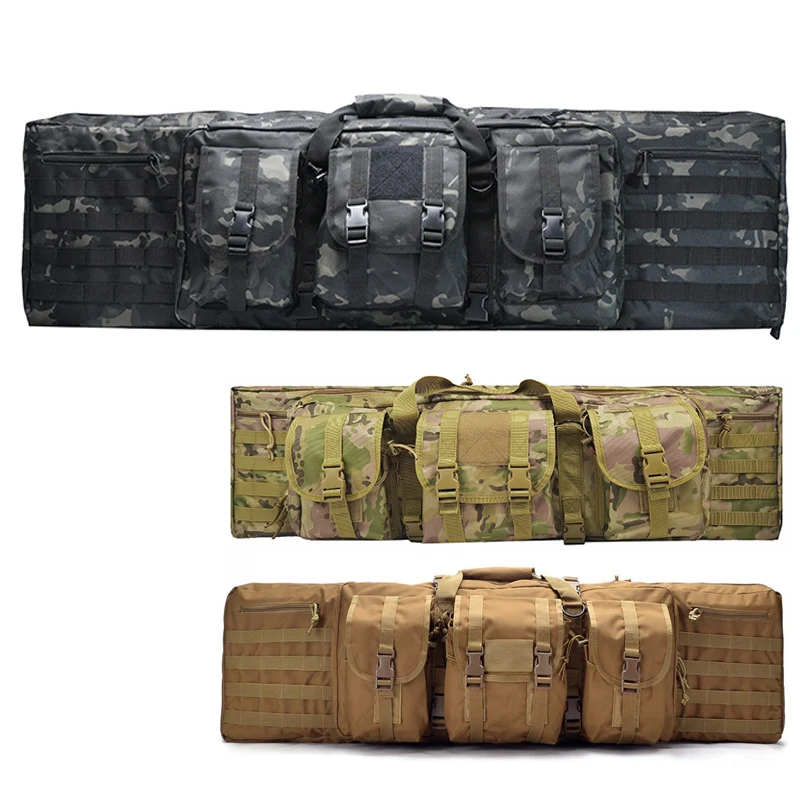 Bolsa para pistola táctica 136, funda de transporte para Rifle de alta resistencia para caza, Airsoft, Paintball, mochila de hombro de 93cm / 118cm / 142cm - imagen 2