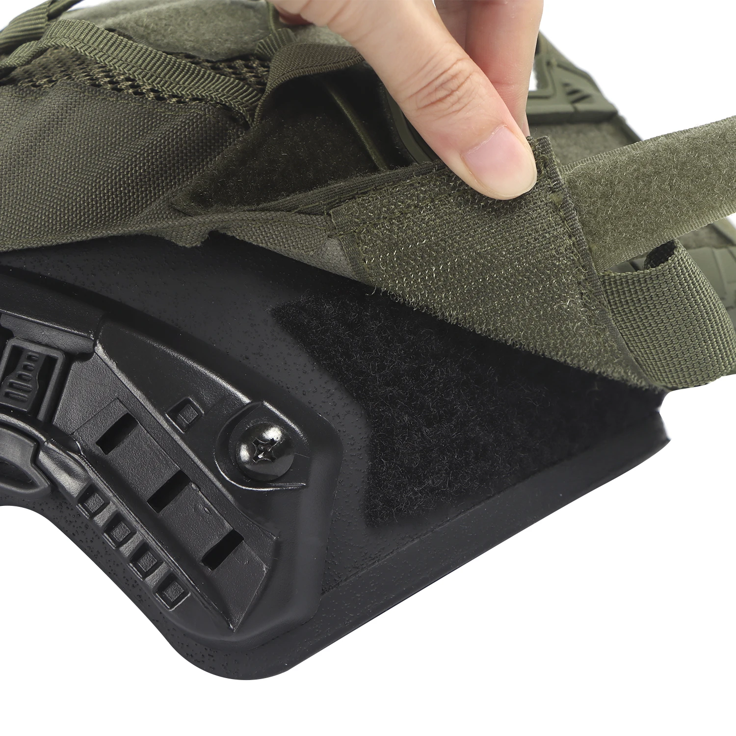 Bolsa táctica NVG para casco marítimo con enganches MOLLE y protección - imagen 5