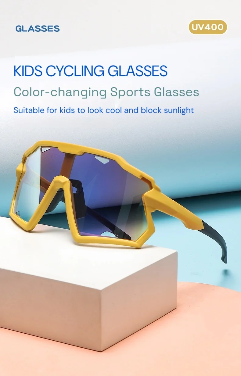 Gafas de sol polarizadas para ciclismo para niños y jóvenes, gafas de ciclismo UV400 para niñas, gafas para acampar, pescar, deportes al aire libre
