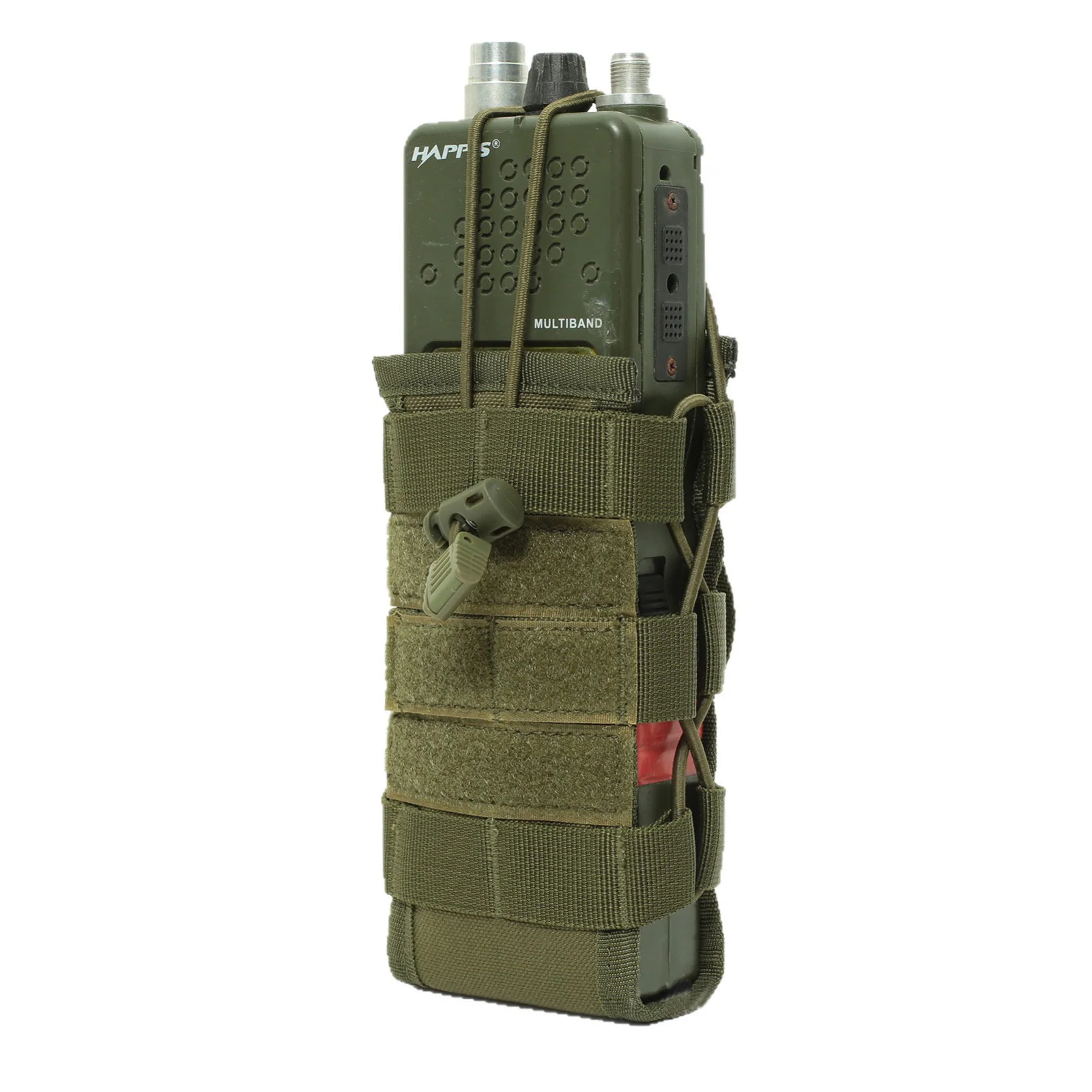 Funda táctica Universal para Radio, funda, soporte Molle, soporte ajustable para Walkie Talkie de caza, bolsa para botella de agua - imagen 5