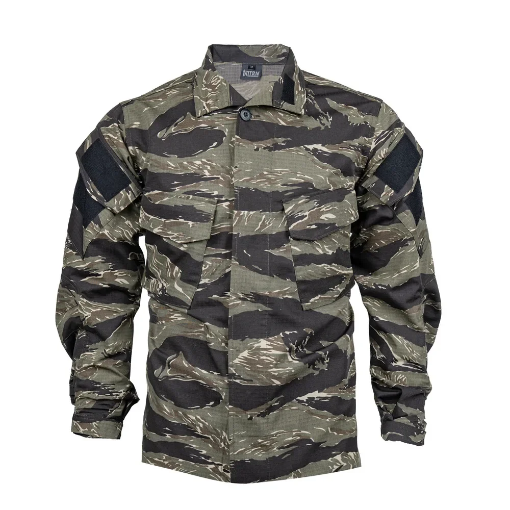 Chaqueta táctica camuflaje para airsoft, caza y tiro – abrigo