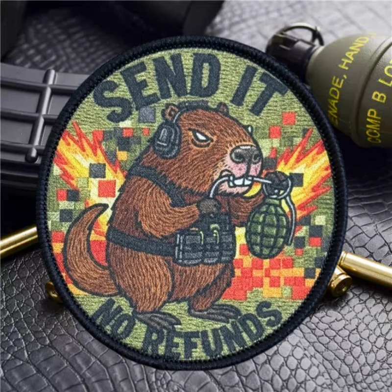 Parche táctico Beaver para chalecos MOLLE con gancho y bucle - imagen 5