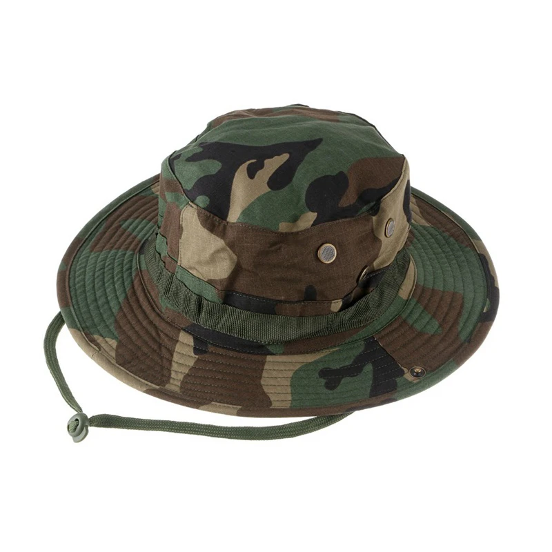 Sombreros Boonie tácticos de camuflaje para acampar, cubo para escalar, sombrero de francotirador para hombres, gorra para pesca al aire libre, senderismo, gorras Boonie protectoras solares - imagen 4