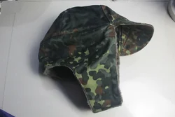 Gorra térmica camuflaje flecktarn combate protección orejas