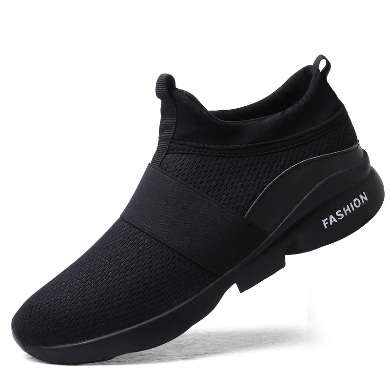 Zapatillas deportivas slip-on malla ligera transpirable para hombre