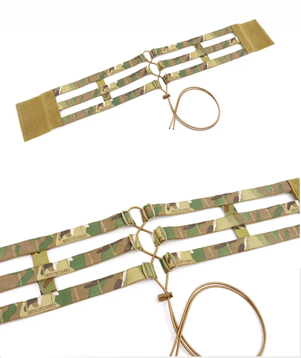 Chaleco táctico CP AVS faja esquelética de 3 bandas Molle cintura envolvente de Triple lado - imagen 3