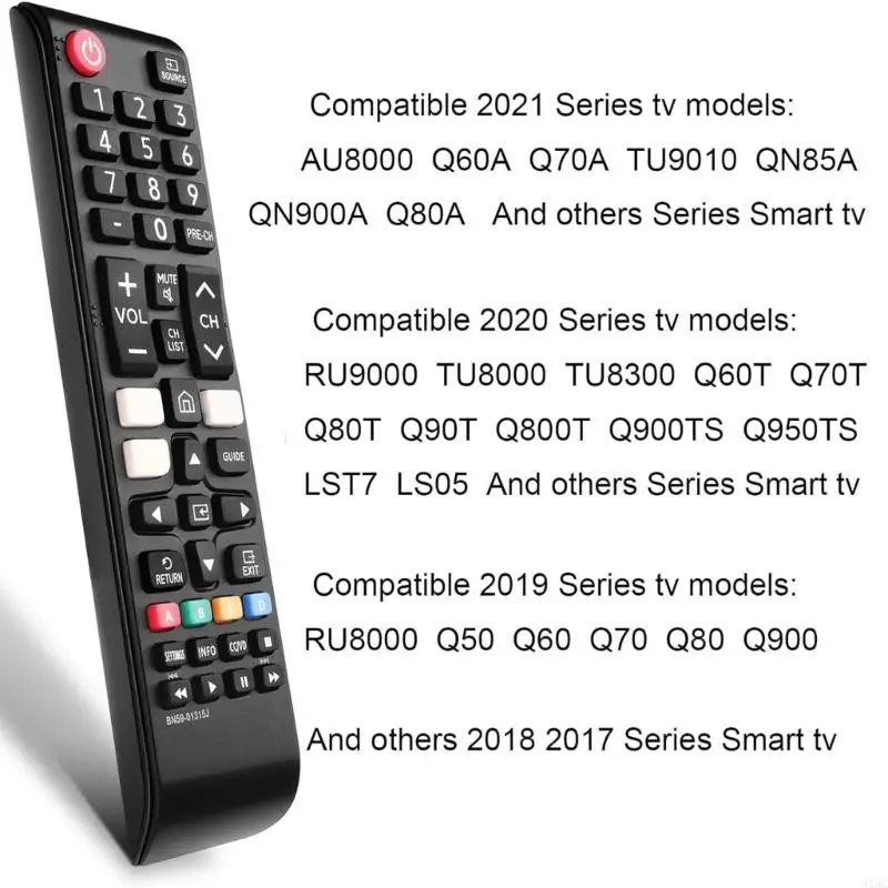 J1HC Universal Remote Control para LCD LCD 4K 8K Compatible BN59-01315A/ BN59-0131 - imagen 5