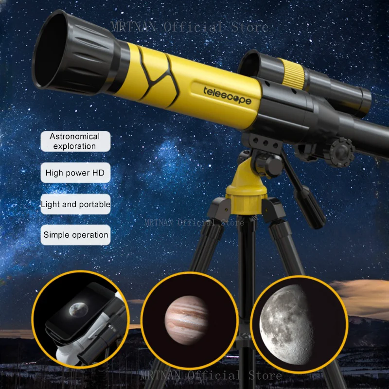 Telescopio monocular portátil de alto aumento para astronomía - imagen 2