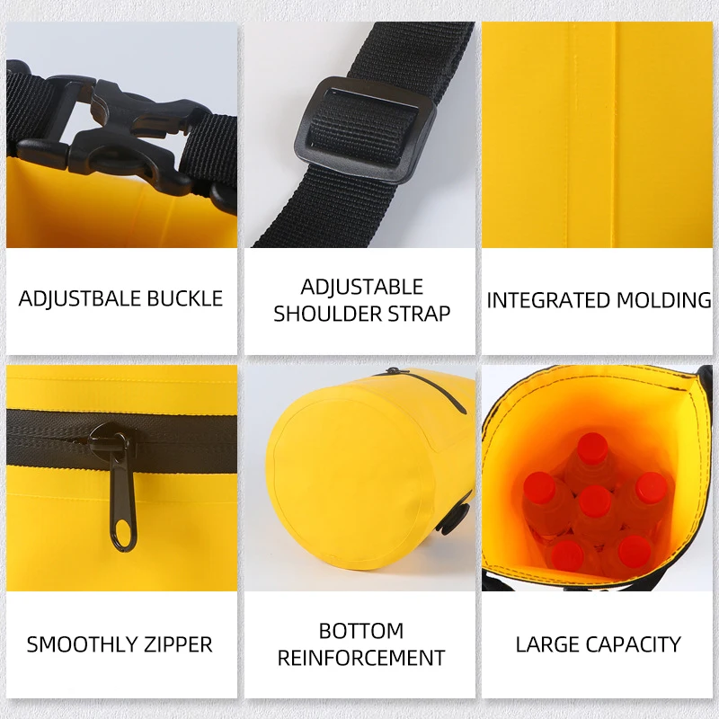 Bolsa de playa para natación de PVC, impermeable, para juegos acuáticos al aire libre, mochila para kayak, pesca, canotaje, Rafting, bolsas portátiles a la deriva - imagen 4