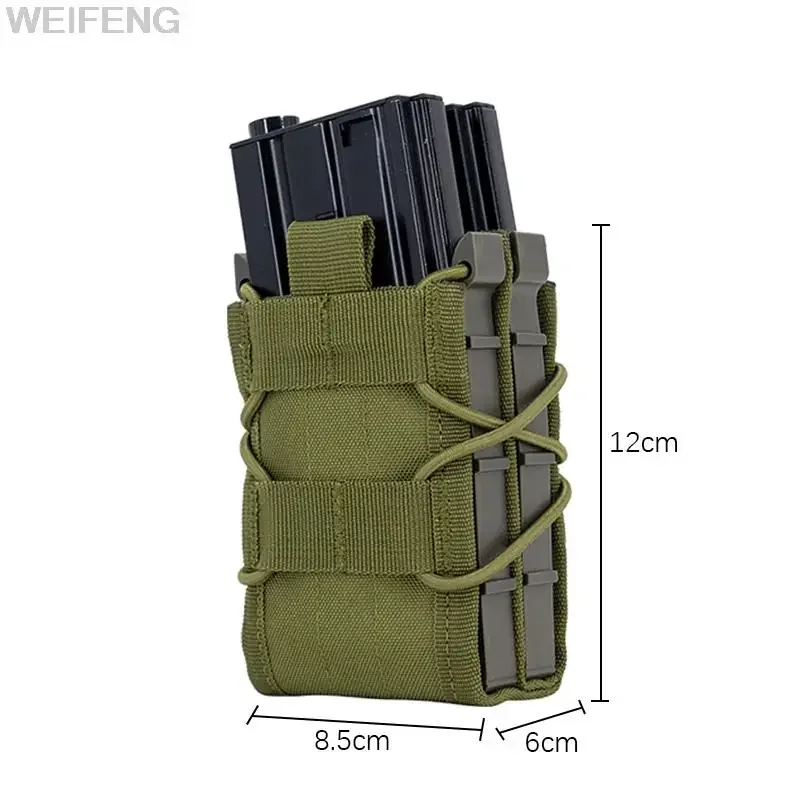 Bolsa táctica MOLLE para cargadores de rifle, caza y tiro - imagen 3
