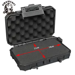 Caja táctica MOLLE con doble forro de espuma impermeable para caza