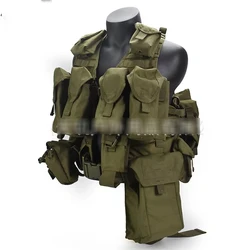 Chaleco táctico ruso 6SH117 antibalas – Plate Carrier MOLLE Verde Oliva