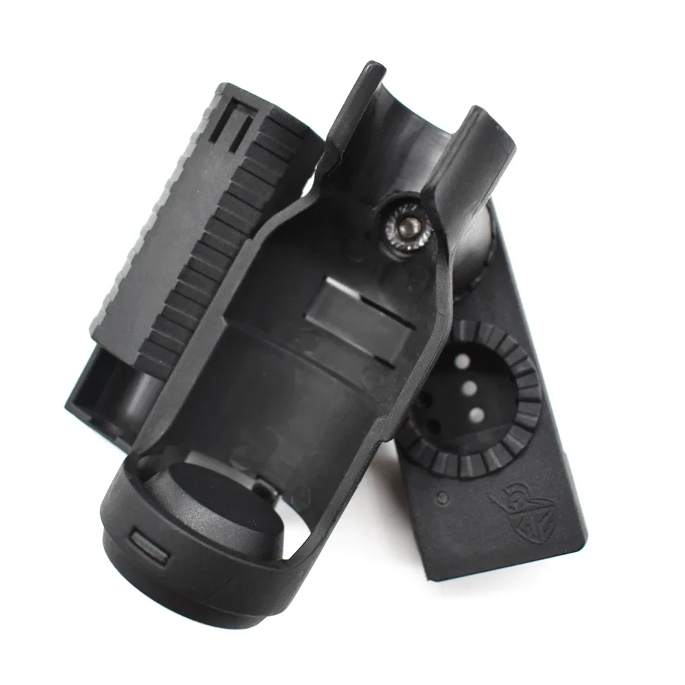 Funda para linterna táctica, funda, sistema de bloqueo, caja de batería extraíble, funda para luz de antorcha, accesorios de caza - imagen 4