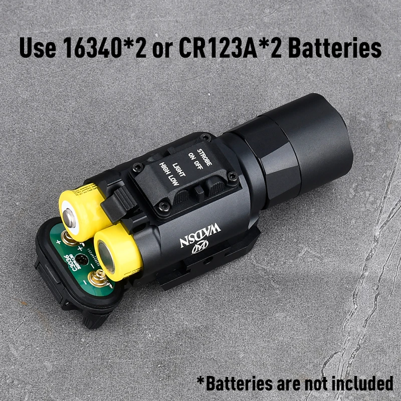 Surefir-linterna táctica X300U X300 Ultra XH35 X300V, luz de explorador de pistola de Metal, luz estroboscópica para riel de 20mm - imagen 4