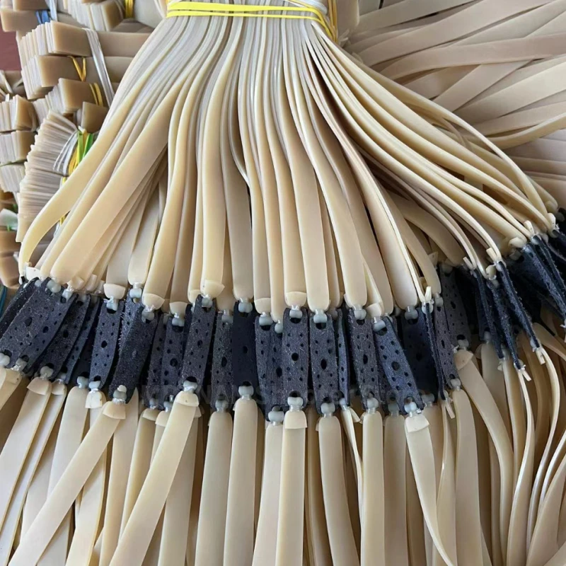 5 pezzi di elastico per fionda da caccia potente elastico piatto 2 mm addensare alta elasticità accessori per tiro alla catapulta all'aperto - imagen 3
