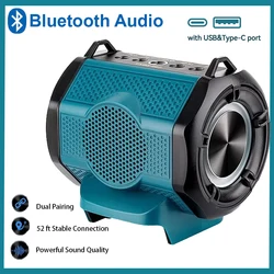 Altavoz Bluetooth Bosch 18V con USB Tipo C para trabajo y ocio