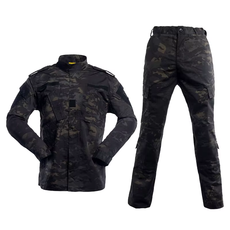 ACU Traje de camuflaje táctico chaqueta y pantalón aire libre