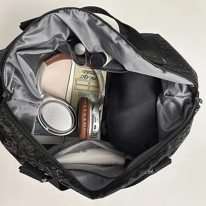 Bolsa de mano deportiva para Fitness, bolsas de Yoga para gimnasio húmedo y seco, bolso de almacenamiento de equipaje de viaje, senderismo al aire libre, Camping, paquete de transporte, mochila escolar estampada - imagen 3