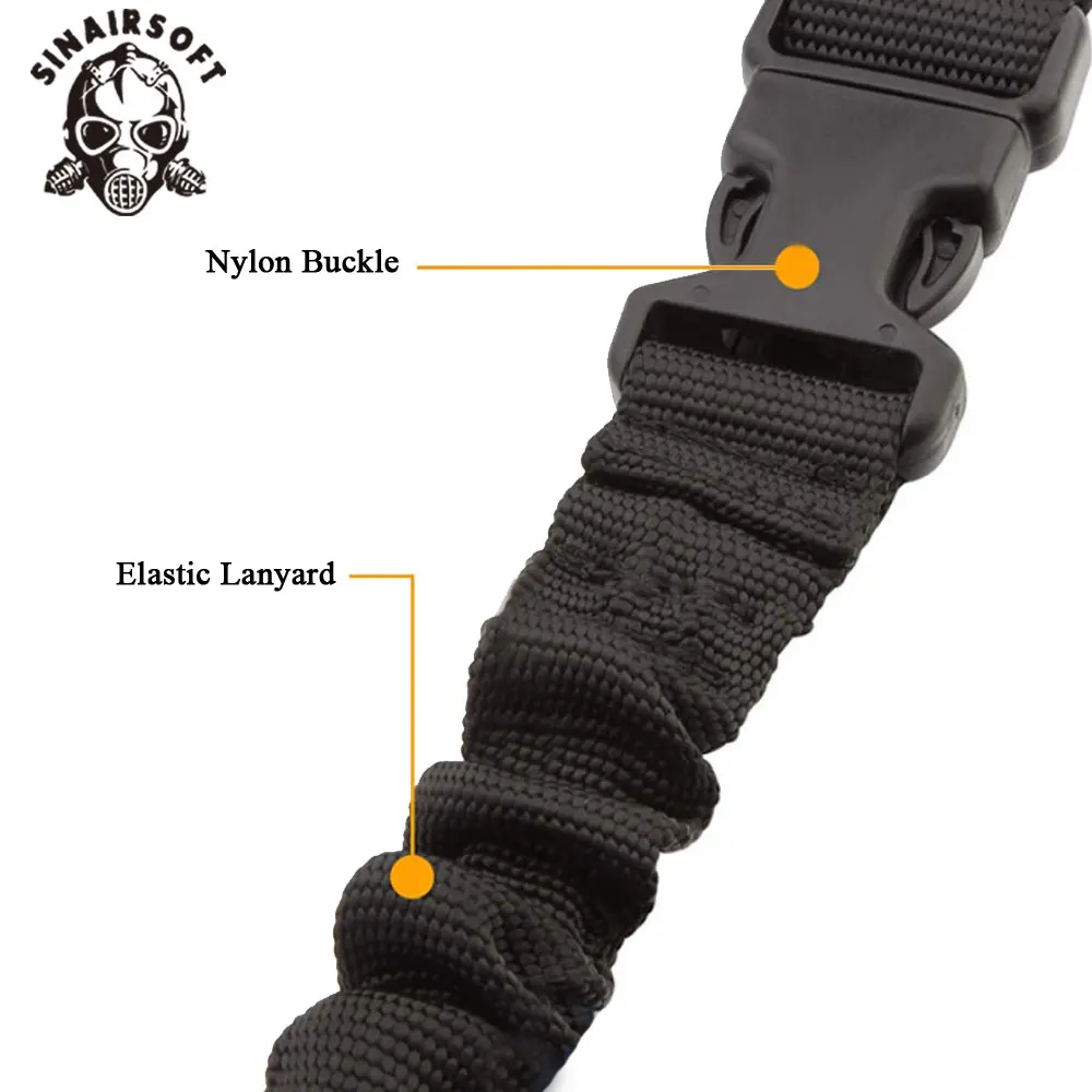SINAIRSOFT-bandeja de hombro táctica ajustable con hebilla de Metal, cuerda elástica para bolso, cámara, equipo de caza al aire libre - imagen 4